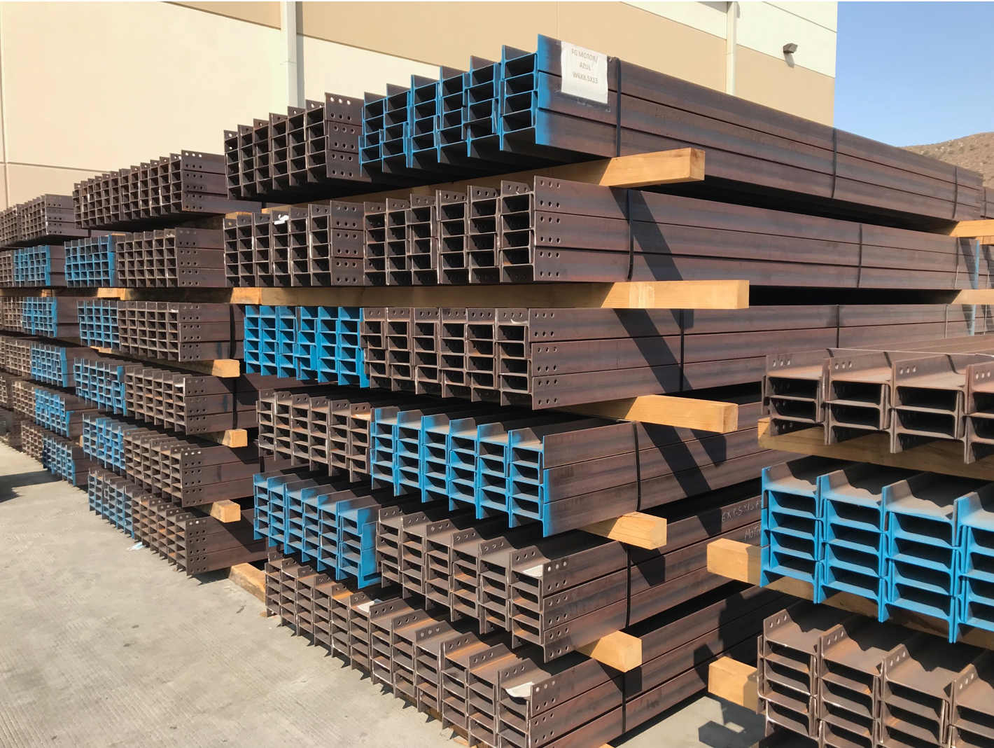 Contact Unimacts for pricing, availability, and lead times for steel beams.