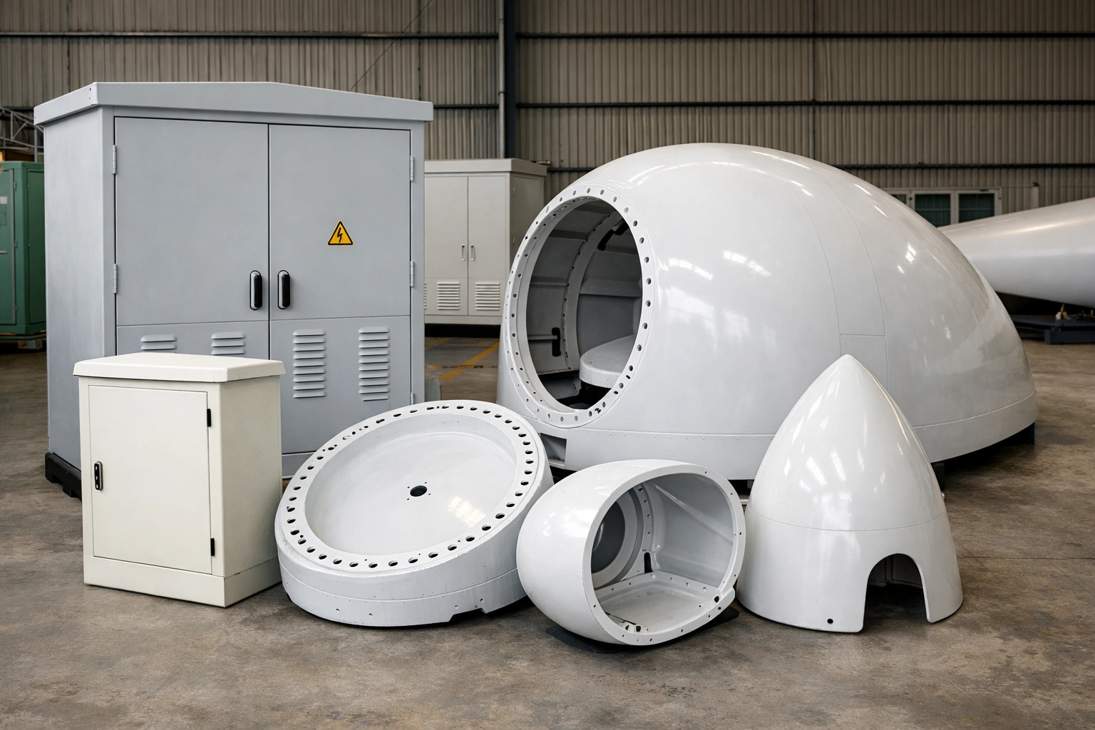 FRP Enclosures and Spinner Wind Turbine Components