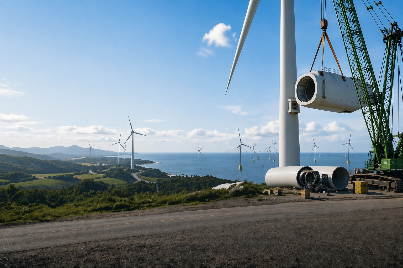 Manufacturing to assembly of Wind turbine