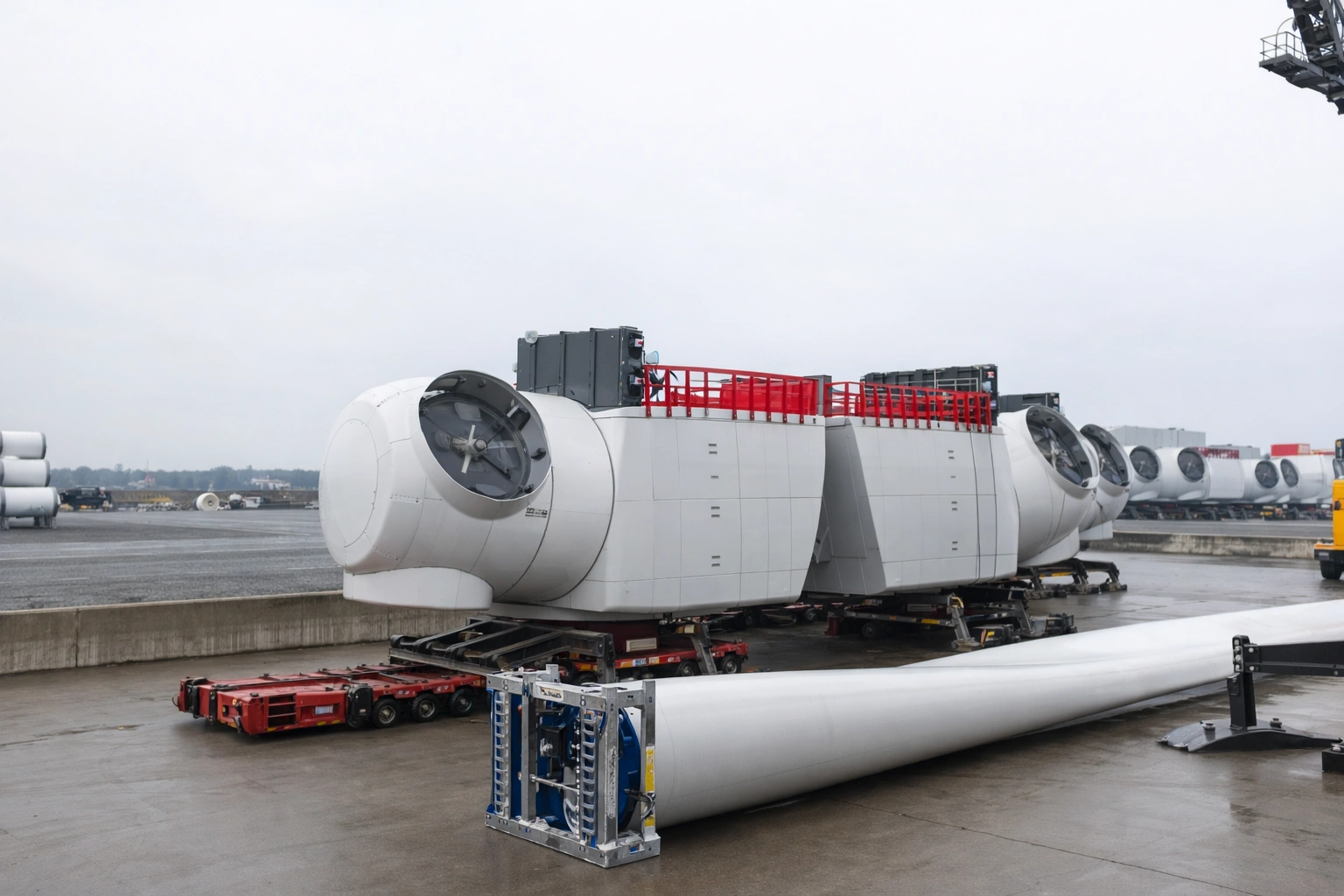 Onshore Wind Turbine Components: 